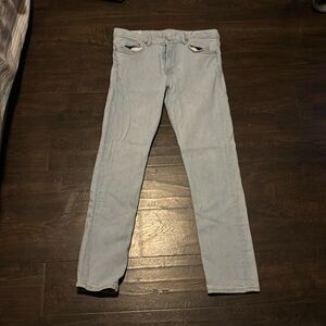 Light blueish jeans 32w 32L Slim fit coupe etroite and denim